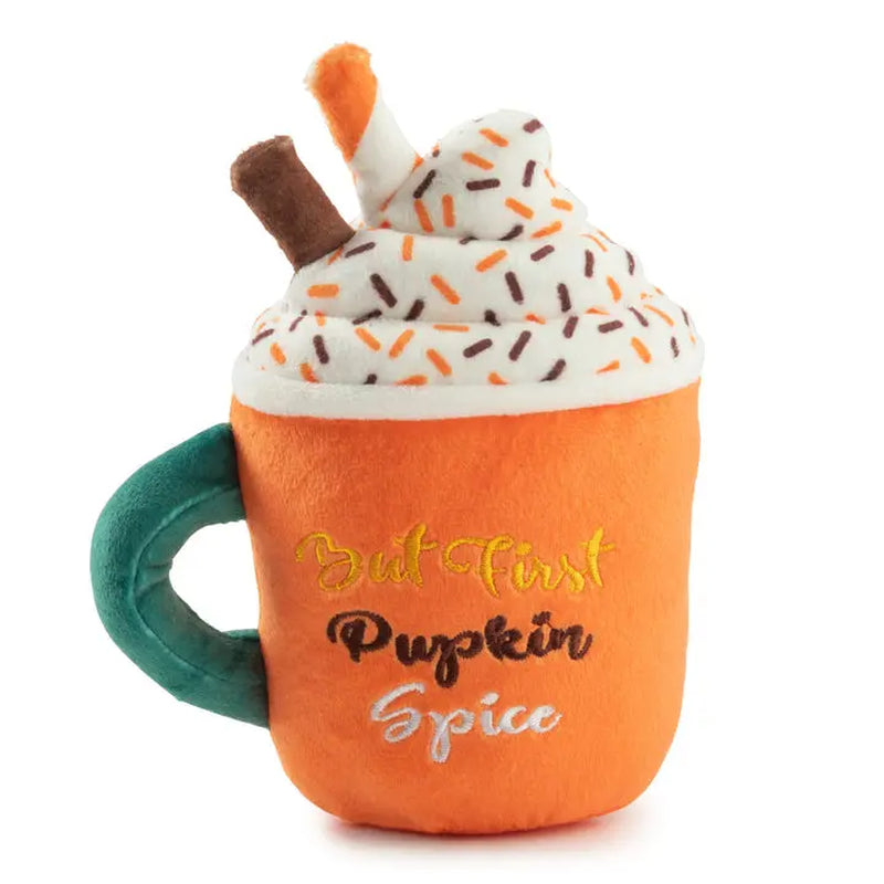 Pupkin Spice Latte – Plush Squeaky Autumn Dog Toy