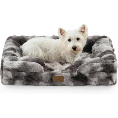 Cozy Kiss Orthopedic Dog Bed for Joint Relief and Support, 30x20 inches, Tie Dye Design for Small to Medium Dogs