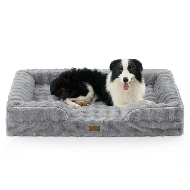 Cozy Kiss Orthopedic Dog Bed for Joint Relief and Support, 30x20 inches, Tie Dye Design for Small to Medium Dogs