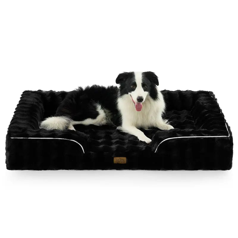 Cozy Kiss Orthopedic Dog Bed for Joint Relief and Support, 30x20 inches, Tie Dye Design for Small to Medium Dogs