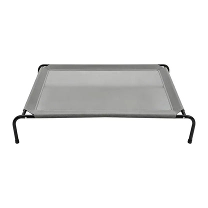 Petitrinu Classic Elevated Dog Bed with Metal Frame - Breathable Cooling Textilene Mesh Fabric for Joint Relief, Available in Two Sizes for Medium to Large Dogs