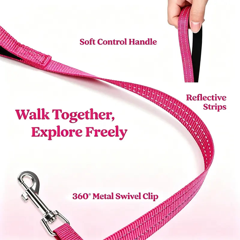 AUROTH Adjustable Step-In Harness and Leash Set for Cats and Small Puppies - Breathable Mesh, Lightweight Design, Padded for Comfort, Reflective Bands for Enhanced Safety
