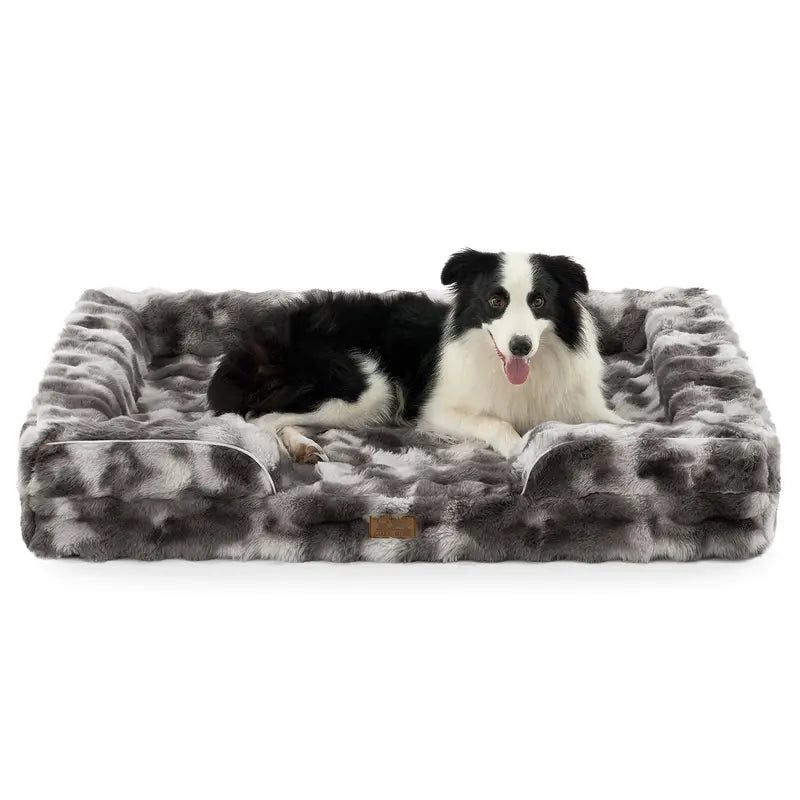 Cozy Kiss Orthopedic Dog Bed for Joint Relief and Support, 30x20 inches, Tie Dye Design for Small to Medium Dogs